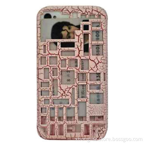 Hollow out design PC phone cases for iPhone 4 series